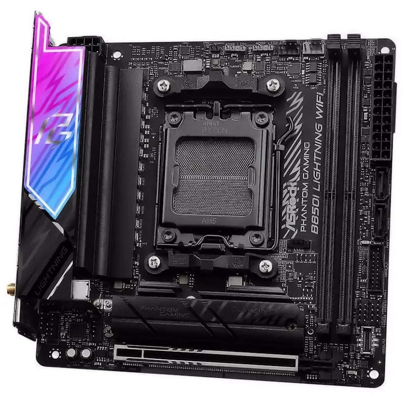 Montaje Placa Base ASRock B850I Lightning WiFi Gaming PC Las Tablas Informático Las Tablas - Montaje Placa Base ASRock B850I Lightning WiFi Gaming PC Las Tablas