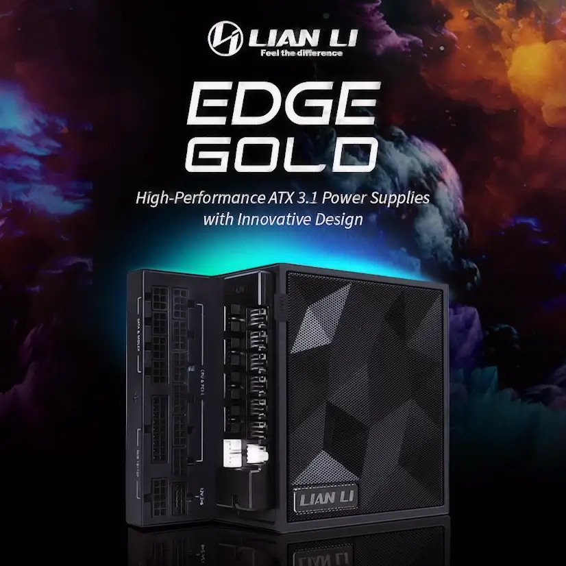 Montaje Fuente Alimentación LIAN LI EDGE GOLD 1200W ATX 3.1 Gaming PC Las Tablas Montaje Fuente Alimentación LIAN LI EDGE GOLD 1200W ATX 3.1 Gaming PC Las Tablas