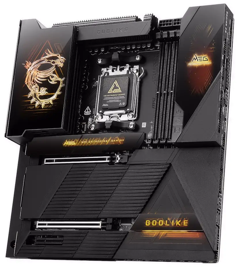 Montaje Placa Base MSI MEG X870E GODLIKE MAX Gaming PC Las Tablas Montaje Placa Base MSI MEG X870E GODLIKE MAX Gaming PC Las Tablas