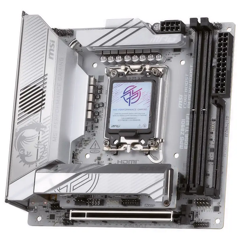 Montaje Placa Base MSI MPG Z890I EDGE TI WIFI Gaming PC Las Tablas Montaje Placa Base MSI MPG Z890I EDGE TI WIFI Gaming PC Las Tablas