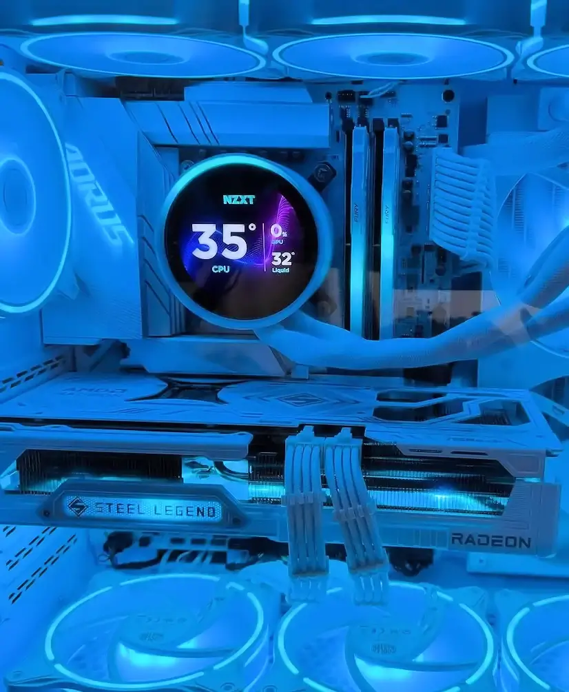Montaje Refrigeración Líquida NZXT Gaming PC Las Tablas Montaje Refrigeración Líquida NZXT Gaming PC Las Tablas